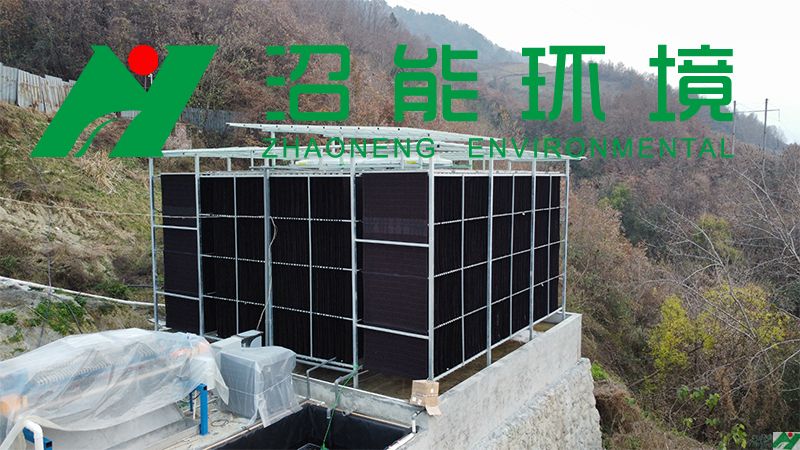 零排放技术生物酵解风屏在四川绵阳平武县响岩镇养殖场投入应用