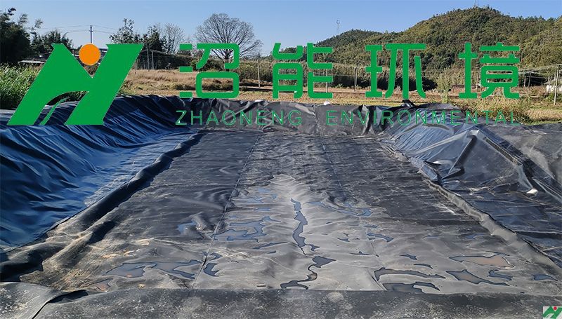 河源连平隆街黑膜沼气池3000立方黑膜沼气工程